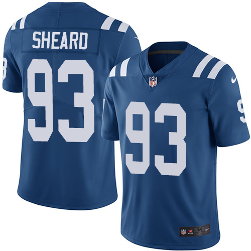 Indianapolis Colts #93 Limited Jabaal Sheard Royal Blue Nike NFL Home Men Vapor Untouchable jerseys->indianapolis colts->NFL Jersey